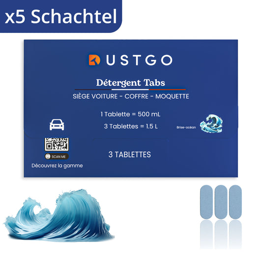 Packung mit 5 Dosen Detergent Ocean - Auto