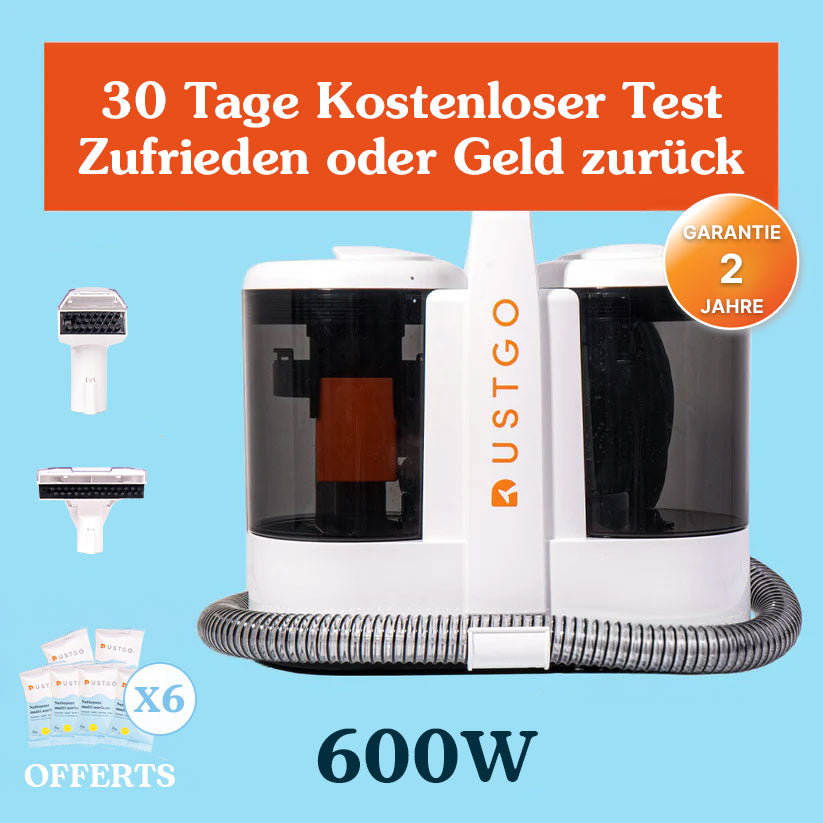 DUSTGO Waschsauger + GRATIS REINIGUNGSMITTEL